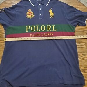Ralph Lauren Navy Polo Shirt with Embroidered Logo
